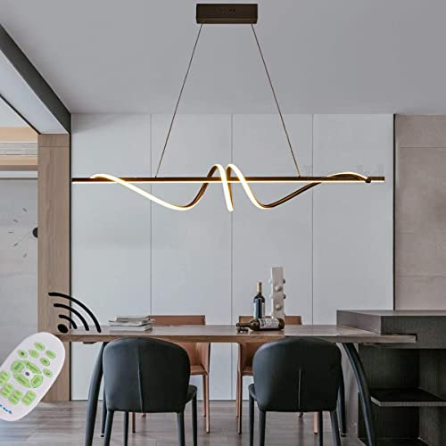 Lanekd LED Pendelleuchte Esstisch Esszimmerlampe,LED Hängelampe Esstischlampe Dimmbar Hue Küchenlampe Hängend Lampe Modern Kreative Designer Kronleuchter Flur Wohnzimmer Tisch Büro Decken Leuchte