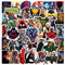 100 Marvel-Superhelden Sticker-Set – Avengers, Spider-Man, Hulk, Doctor Strange & Loki | Vinyl Aufkleber für Laptop, Handy, Auto | Offiziell Lizenzierte Designs