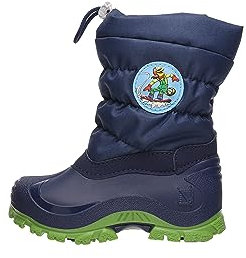 Lurchi Jungen Unisex Kinder FORBY Schneestiefel, Jeans Snowboard, 25 EU