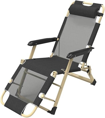 Barhocker Outdoor Zero Gravity Lounge Chair Faltbarer Verstellbarer Liegestuhl Bequem Atmungsaktiv Für Garten Strand Rasen Pool Max. Belastung 150 kg,Schwarz