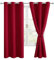 Hiasan Schlafzimmer Gardinen, Verdunklungsvorhänge, Vorhänge mit Ösen, Weihnachten Rot Blickdicht Vorhänge,2 Stück,106 x 160 cm (Breite x Höhe),weiche Schiebevorhänge Kurz