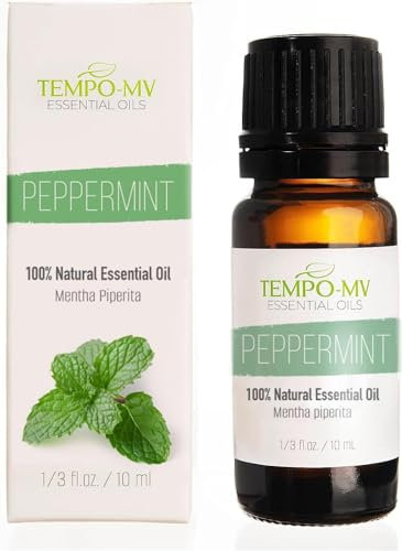 Pfefferminzöl BIO – Extra Frisch & belebend - Minzöl Kopfschmerzen. 100% rein und natürlich, unverdünnt, therapeutische Qualität. Ätherisches Mentha Piperita - für Aromatherapie-Diffuser(10ml)