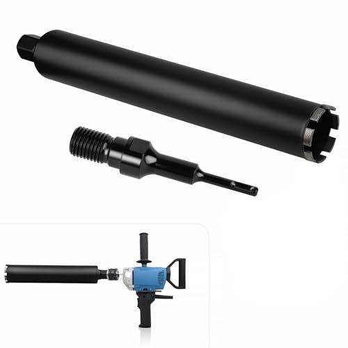 CPROSP - Corona diamantata per carota (diametro 68 mm, 1 ¼ di pollice UNC con adattatore SDS PLUS, L 420 mm, per carote in calcestruzzo, cemento armato, muratura e pietra
