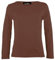 Girls Plain Tops Long Sleeve Basic Stretch Round Neck T-Shirt School Tee Top Brown 13-14 Years
