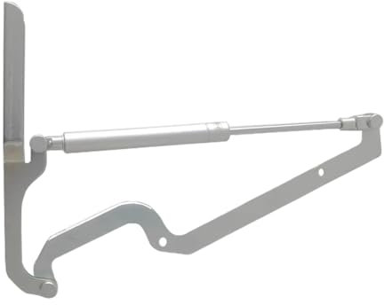 CANTONDZ 120N 1xHydraulische Kolben-Gasdruckfeder Kompatibel mit Keter Store-It-Out Arc/Max/Ace/Prem 1150 XL/Elite Mülltonnenbox Ersatzteil für OEM-WLPS-Scharnier Schwerlast