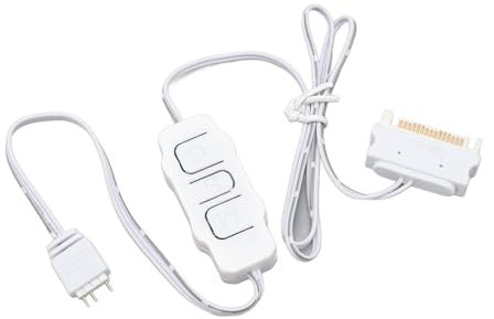 Jectse ARGB Light Stripe Controller, 5V 3 Pin Single Buttons, Stable Performance for DIY ARGB Devices, Compatible with Chassis Fans, Lamps, Air Cooled Radiators