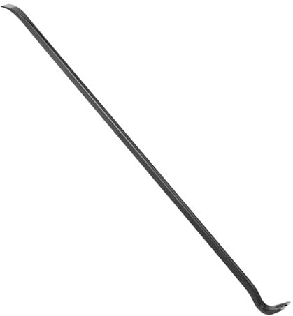 Hardys Hand Tools - Heavy Duty 48 Treated Carbon Steel Crow Bar, Swan Neck Wrecking Bar with Chisel End, Ideal Tools for Men, Crow Bars for Lifting Floorboards, Removing Nails