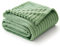 EMEMA Kuscheldecke Flauschig Decke Fleecedecke Wohndecken Couchdecke Flauschig Überwurf Mikrofaser Tagesdecke Sofadecke Blanket Für Bett Sofa Schlafzimmer Büro 150x200 cm Matcha Grün