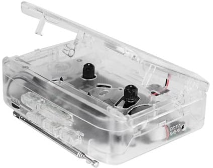 Swokely Cassette Player Walkman Cassette Player Portable Speaker Multiple Power Supply Methods AM/FM Radio Function Sound Perfect Companion for Music Lovers