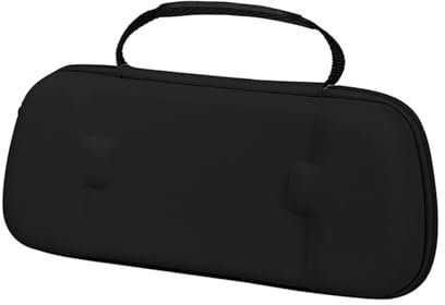 KNOXS Harte Tasche für ASUS ROG Ally X Gaming Handheld, Tragetasche ASUS ROG Ally X Tasche Netz Abstandshalter Speichert das Zubehör Wasserdicht Stoßfest (Schwarz)