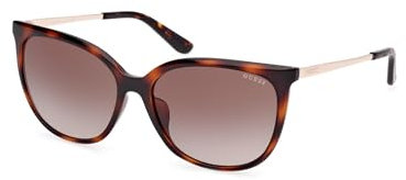 GUESS Unisex GU00150-H Sonnenbrille, Dark Havana, 59