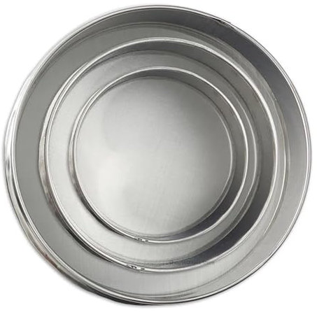 IWEIGN Food Filter 1PCS Pottery Art Stainless Steel Glaze Filter Sieving Screen Ceramic Glaze Slurry Sieve Mesh Pigment Mud Filter Polymer Clay Tools(15cm 80 mesh)