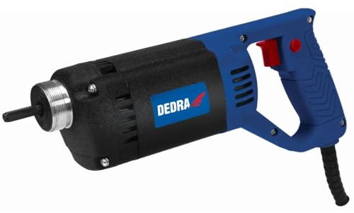 Vibrationsrüttler, Betonrüttler DEDRA stark1200W, Schlauch 2,5m und ø 35mm durchmesser, 5000 U/Min, gewicht 8,8kg, lange Nutzungsdauer, Ergonomischer Griff