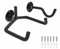 Présentoir pour guitare, support de guitare mural pour guitare, support de guitare horizontal, support de guitare, support de guitare, support de guitares en métal pour guitar, support de guitare