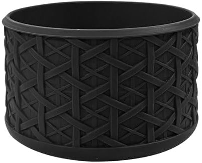 Funda de silicona para botella de agua, cubierta protectora de silicona antideslizante, agarre, protector de vaso resistente para botellas y vasos con diámetro inferior de 2.8 a 2.95 pulgadas, 7.5 x 5