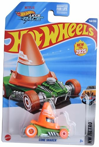 Hot Wheels Cone Shaker, HW Metro 5/5 [Green/Orange] 148/250