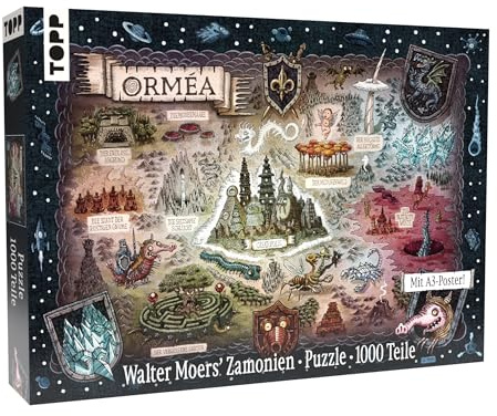 Orméa - das offizielle Puzzle aus der Zamonien-Welt von Walter Moers. 1000 Teile, inkl. Poster. Für alle Fans des Romans QWERT.