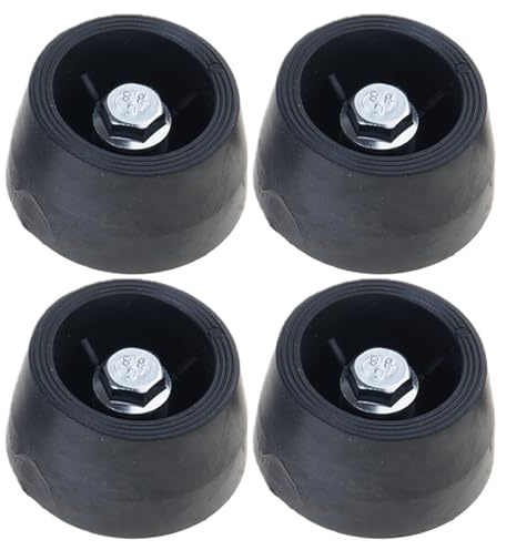 Extra Large Compressor Isolation Feet Set of 4 Shockproof Rubber Mount with Zipper for Air Pump Machines, Shock Absorbing Airpads to Minimize Vibration Dampening and Noise