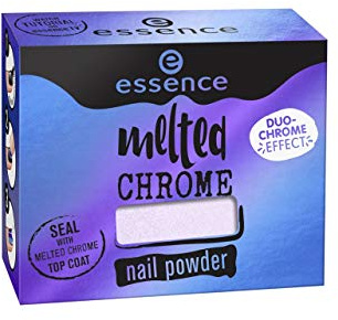 Essence, Flüssigkeit und Acrylpulver für Maniküre und Pediküre (Melted chrome 1) - 1 Stück