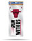NBA Chicago Bulls Double Up Die Cut 2-teiliges Stickerbogen