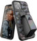 adidas EX8010 Case Designed for iPhone 12 / iPhone 12 Pro 6.1, Camo Wrist Strap, Drop Tested Cases, Shockproof Raised Edges, Sports Protective Case, Black