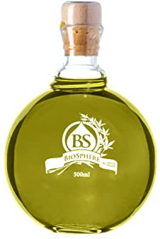 Biosphere, Gourmet, Certifié Bio, Huile d’olive Extra Vierge, Première Récolte, Pressé à froid, Koroneiki, Cultivé à Sec,De Messénie Grèce -0,5L - Elle a été récoltée en Octobre 2023