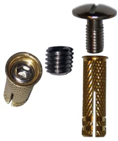 TORNOX - Tornillos + Tacos de Anclaje para cobertor, Lona, de Piscina. Muy versátil. para el Anclaje en Pared o Suelo y en Superficies de Obra, también en Maderas Naturales. Pack de (30 Uds)