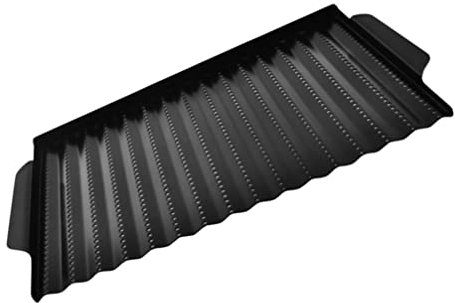 Happyyami Tabletop Accessories Portable BBQ Grill Barbecue Pan Outdoor Barbecue Plate Barbecue Tray Fish Vegetable Roast Rack for Cooking Camping Picnic Party Supplies Raclette Grill
