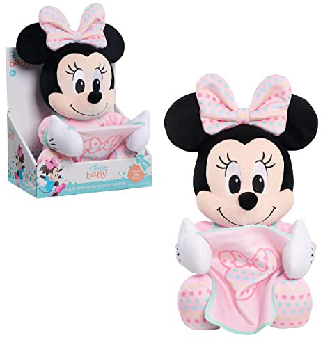 Just Play Disney Baby Hide-and-Seek Minnie Maus, interaktives Plüsch, offiziell Lizenziertes Kinderspielzeug für Kinder ab 09 Monaten, Geschenke und Geschenke