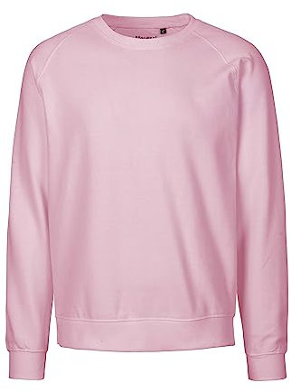 Spirit of Isis Neutral Sweatshirt, 100% Bio-Baumwolle. Fairtrade, Oeko-Tex und Ecolabel Zertifiziert, Textilfarbe: Hellrosa, Gr.: S
