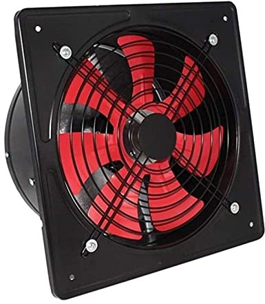ZHAOZHAO Wall Mounted Exhaust Fan Industrial Extractor Fan 250Mm/10Inches Low Noise Heavy Duty Commercial Air Blower Fan Bathroom Fans