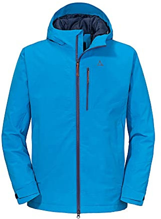 Schöffel Herren Jacket Torspitze M, winddichte, wattierte Winter Wanderjacke, atmungsaktive, schnelltrocknende Outdoorjacke mit T8-Tech Stretch, directoire blue, 52