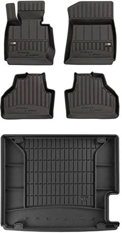 MOTOS Kit de tapis de sol en caoutchouc et tapis de coffre pour BMW X3 F25 2010-2017 Améliorez votre confort de voyage avec tapis antidérapant voiture 3D- Tapis de sol voiture tous temps, protection c