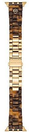 Michael Kors Armband kompatibel mit Apple Watch, 38/40/41 mm 20 mm Schildpatt, MKS8040