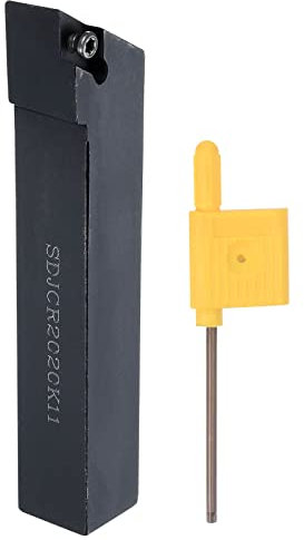 sourcing map Indexierbar CNC-Drehbank 93° SDJCR2020K11 3/4 40CrMo-42CrMo Halter für Drehen