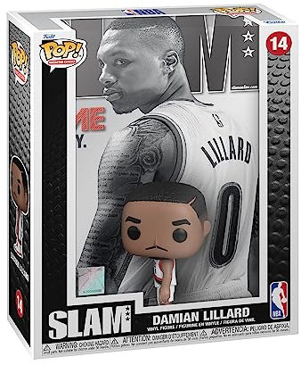 Funko Pop! NBA Cover: SLAM - Damian Lillard - Vinyl-Sammelfigur - Geschenkidee - Offizielle Handelswaren - Spielzeug Für Kinder und Erwachsene - Modellfigur Für Sammler und Display
