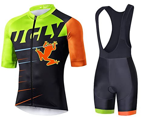UGLY FROG Abbigliamento Ciclismo Set Completo Tuta Bici Maglia + Salopette Pantaloncini