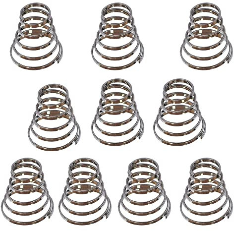 Pirhosigma 10 pcs Bike Quick Release Skewer Spring Wheel Rod Stainless Steel Replacement for Road bicycle Mountain Bicycle
