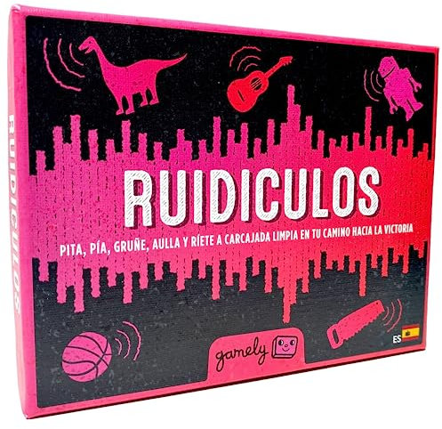 Gamely RUIDÍCULOS | El divertidísimo Juego de Bolsillo Donde tendrás Que Hacer Sonidos ridículos | Un Juego de Cartas para Toda la Familia Que hará reír a niños, jóvenes y Adultos