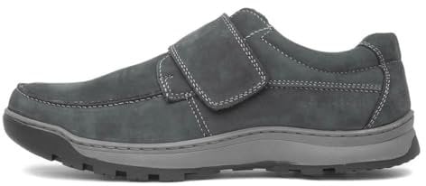 Hush Puppies Casper Mens Classic Touch Fastening Shoes, Navy, 9 UK