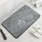 LY4U Memory Foam Badematte rutschfest, Weiche und Bequeme Badematte, Maschinenwaschbare Super Saugfähige Badematten, 50x80 cm
