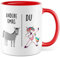 Tasse Oma Geschenk Andere Omas - Du, Kaffeetasse Großmutter Geschenk für Frauen Geschenkidee Enkelkinder Frau Enkel Geburtstag Muttertag Weihnachten Kaffee-Becher (Weiß/Rot)