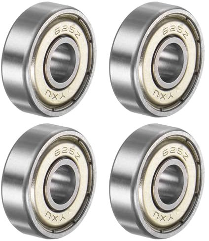 QUARKZMAN 4Stk 625ZZ Tiefe Rillenkugellager Chromstahl Z3 Doppelte Metall Abgeschirmt Lager 5mm x 16mm x 5mm