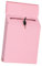 Colcolo Boîte aux lettres murale rose, facile à utiliser, robuste, moderne et pratique, boîte aux lettres pour porche, porte d'entrée extérieure