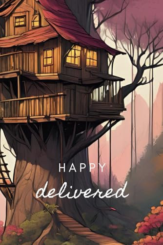 Happy delivered Treehouse: Lecture Study, Idea Capture, Diary Notebook - 120 Pages, Dot Lined, 6 x 9