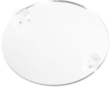 CORHAD Aquarium Spiegel Mit Saugnäpfen Rundes Betta Trainingsspielzeug Doppelseitiger Acryl Spiegel Für Fischbecken Dekorativ Und Fördert Aktivität