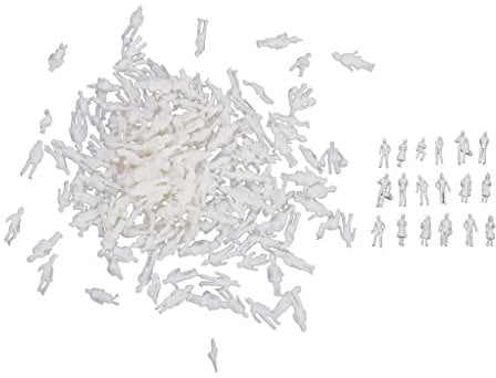 EHJRE 1:200 &1:100 Maßstab Modelleisenbahn Personen Figuren TT Architektur Modell Weiß Unbemalte Figuren Personen