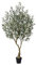 VeriNatural Plante Artificielle Intérieur Extérieur 210cm Olivier Artificiel Arbre – Grande Plante avec 1857 Feuilles & 87 Fruits, Résistant UV – Décoration Maison Salon Bureau Balcon Fausse Plante