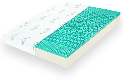 EROMMY Matratze 100x200 Höhe 20 cm,7-Zonen,aus HR&Vicso Kaltschaum, Härtegrad von H2 bis H3,mit Öko-Tex Zertifiziert, Matratzebezug aus Bambusfaser Waschbar