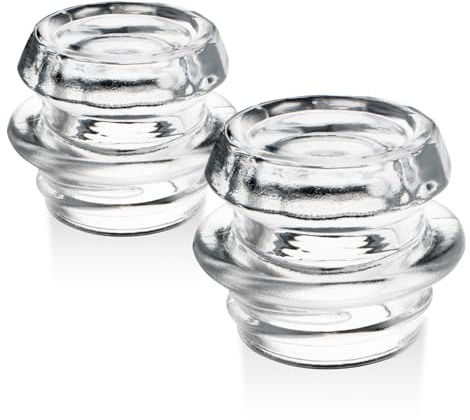 Percolator Glass Top Replacement for Coleman, Coletti, Gsi, Eurolux, Stansport, Texsport, Elite, Mereza Percolators and More Coffee Maker, Coffee Percolator Pot Glass Knob Top for Pot - 2 Pack